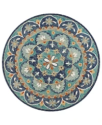 Lr Home Radiance Rdc-099 4' x 4' Round Area Rug