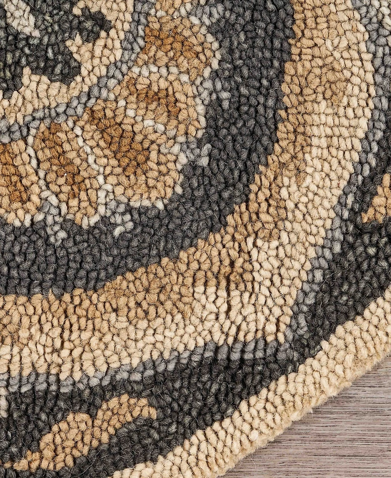 Lr Home Radiance Rdc-062 4' x 4' Round Area Rug