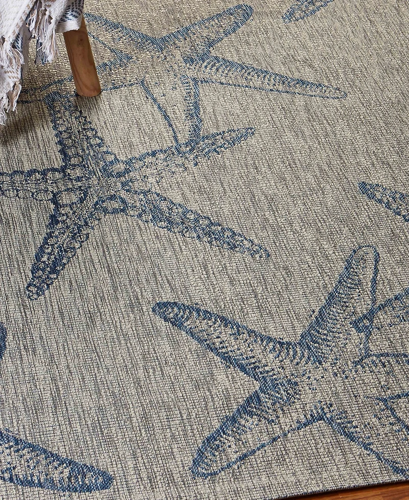 Closeout! Lr Home Nassau NASS810D 7'9" x 9'5" Outdoor Area Rug