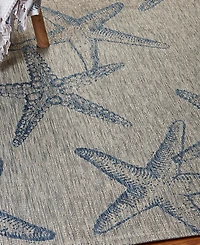 Closeout! Lr Home Nassau NASS810D 7'9" x 9'5" Outdoor Area Rug