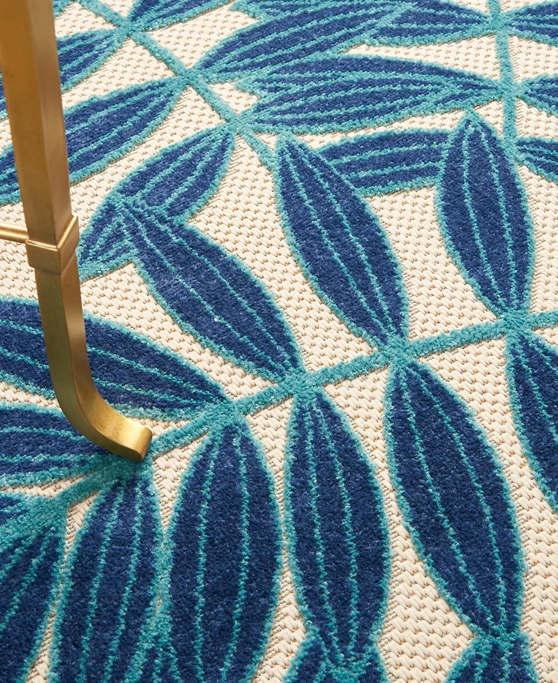 Nourison Home Aloha ALH18 5'3" x Round Area Rug