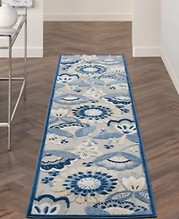 Nourison Home Aloha ALH17 2'3" x 12' Runner Rug