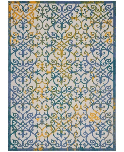 Nourison Home Aloha ALH21 7'10" x 10'6" Outdoor Area Rug