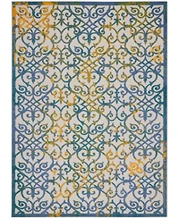 Nourison Home Aloha ALH21 7'10" x 10'6" Outdoor Area Rug