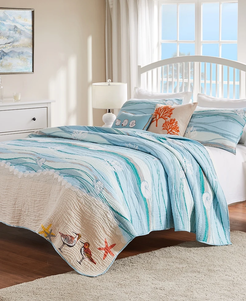 Greenland Home Fashions Maui 3-Pc. Quilt Set, Full/Queen