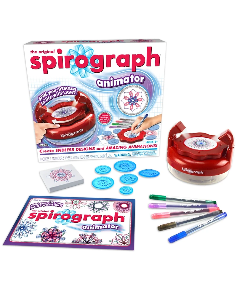 Spirograph Animator Set, 115 Piece