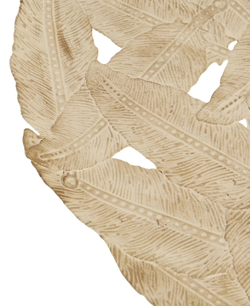 Madison Park Rossi Feather Painted Round Wall Decor, 3 Piece
