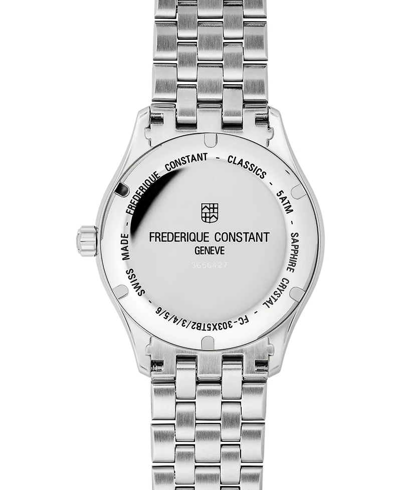 Frederique Constant Men's Swiss Automatic Stainless Steel Bracelet Watch 40mm