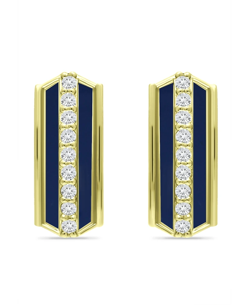Giani Bernini Cubic Zirconia Huggie Hoop Earrings