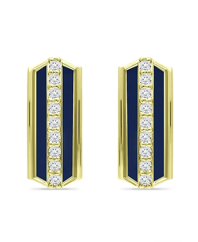 Giani Bernini Cubic Zirconia Huggie Hoop Earrings