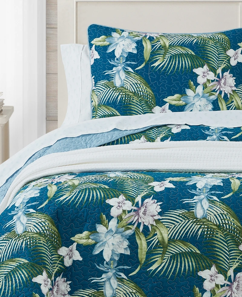 Tommy Bahama Home Southern Breeze Reversible 3 Piece Quilt Set