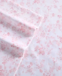 Closeout! Laura Ashley 300 Thread Count Cotton Sateen -Pc. Sheet Set