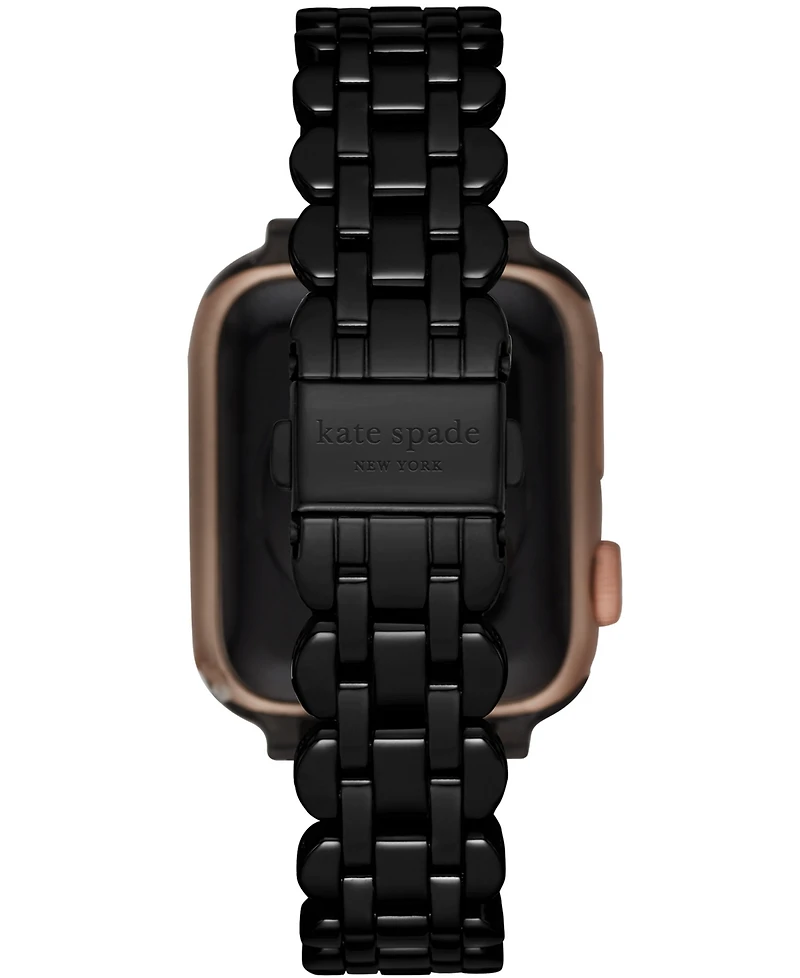 kate spade new york Black Stainless Steel Scallop Bracelet Band for Apple Watch, 38mm, 40mm, 41mm