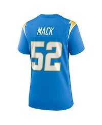 Women's Nike Khalil Mack Powder Blue Los Angeles Chargers Game Jersey