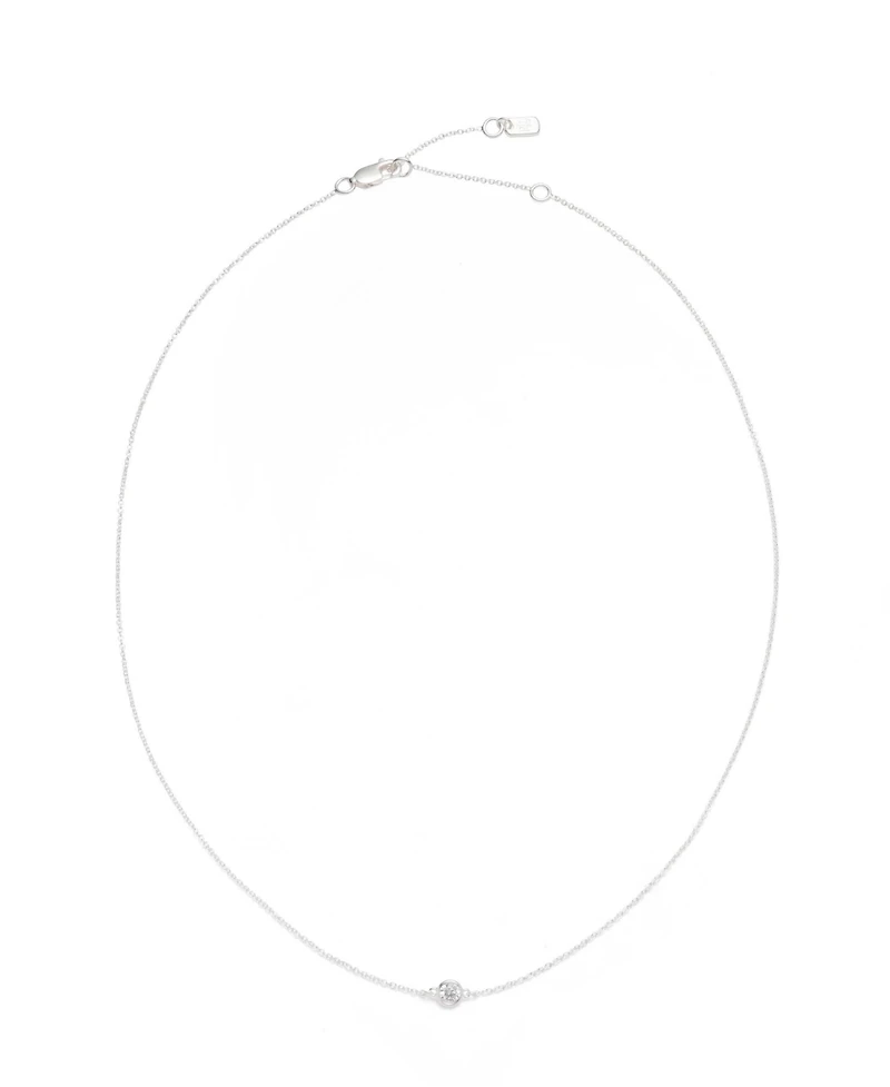 Lauren Ralph Lauren Sterling Silver and Cubic Zirconia Pendant Necklace