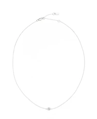 Lauren Ralph Lauren Sterling Silver and Cubic Zirconia Pendant Necklace