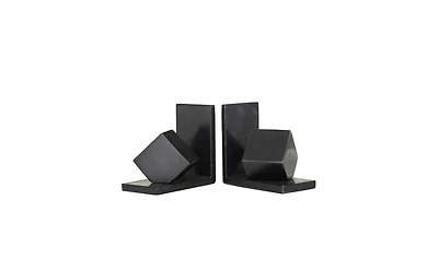 Marble Modern Bookends, Set of 2
