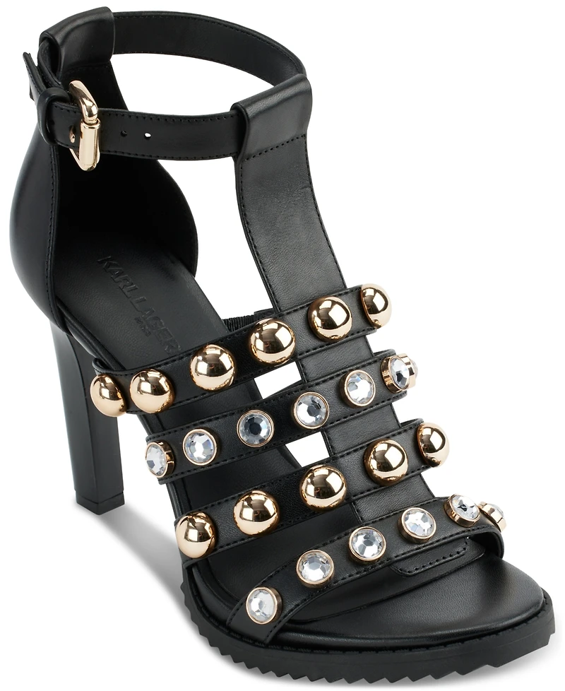 Karl Lagerfeld Paris Women's Brexton Dress Sandals