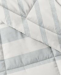 ienjoy Home Distressed Stripe Reversible -Pc. Comforter Set