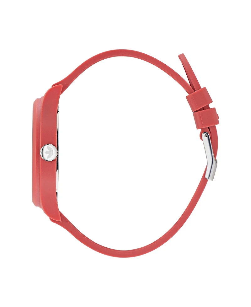 adidas Unisex Solar Project One Pink Resin Strap Watch 39mm