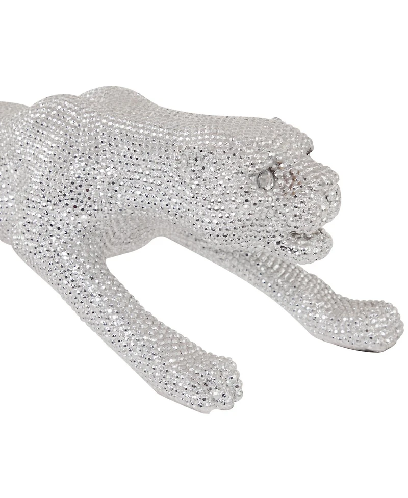 Glam Leopard Sculpture, 11" x 42"