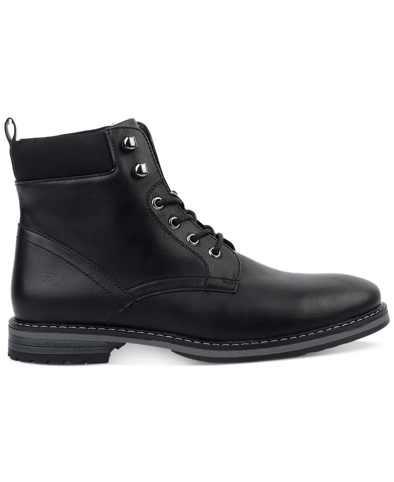 Club Room Men's Westin Lace-Up Boots, Created for Macy's
