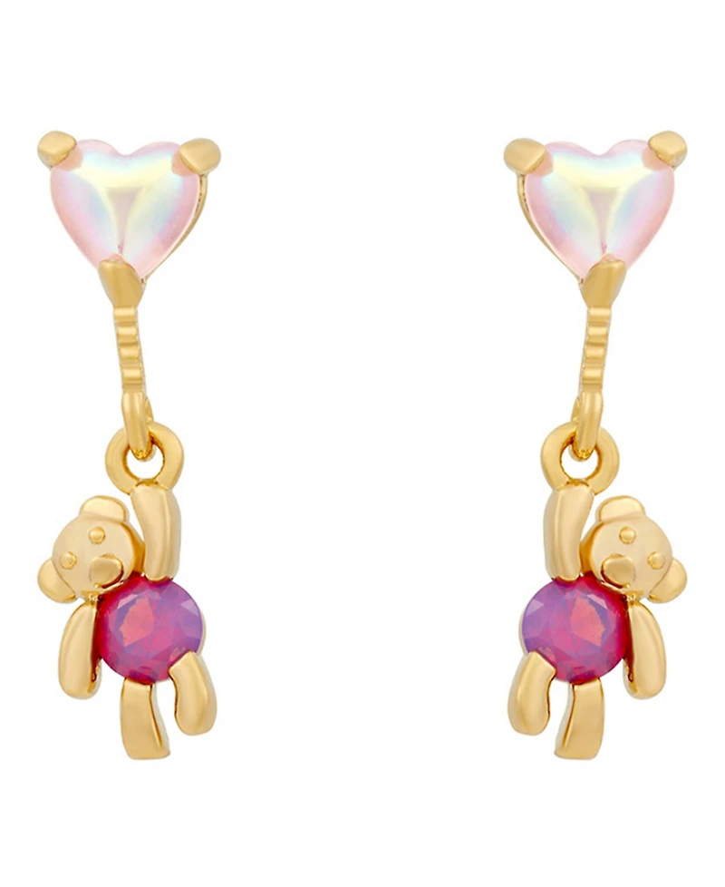 Girls Crew Bear Hug Earrings