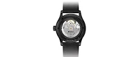 Mido Men's Swiss Automatic Multifort Skeleton Vertigo Black and Orange Fabric Strap Watch 42mm