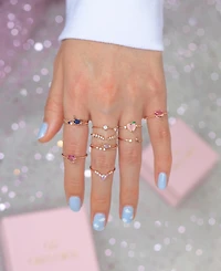 Girls Crew Longneck Dino Ring