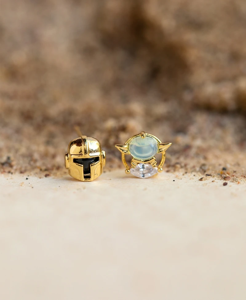 Girls Crew Star Wars Mandalorian Grogu Stud Earrings