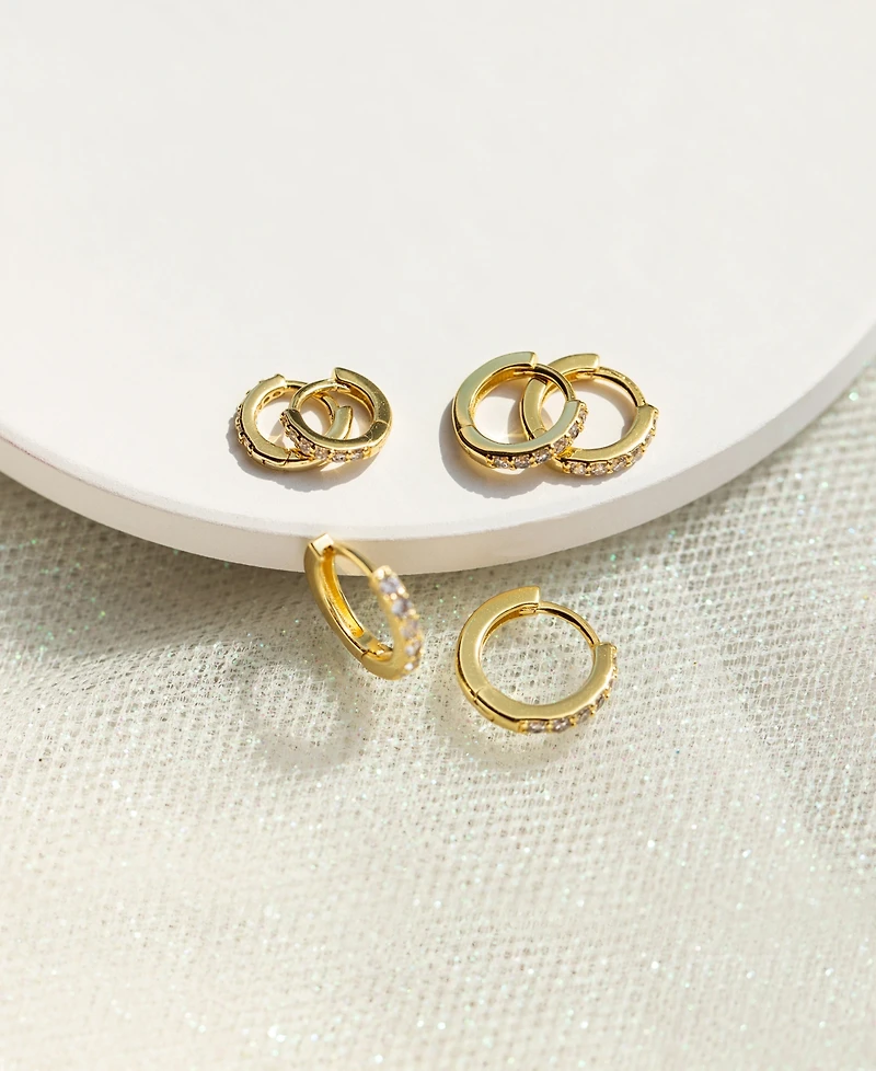 Girls Crew Walk of Fame Hoop Earring Set