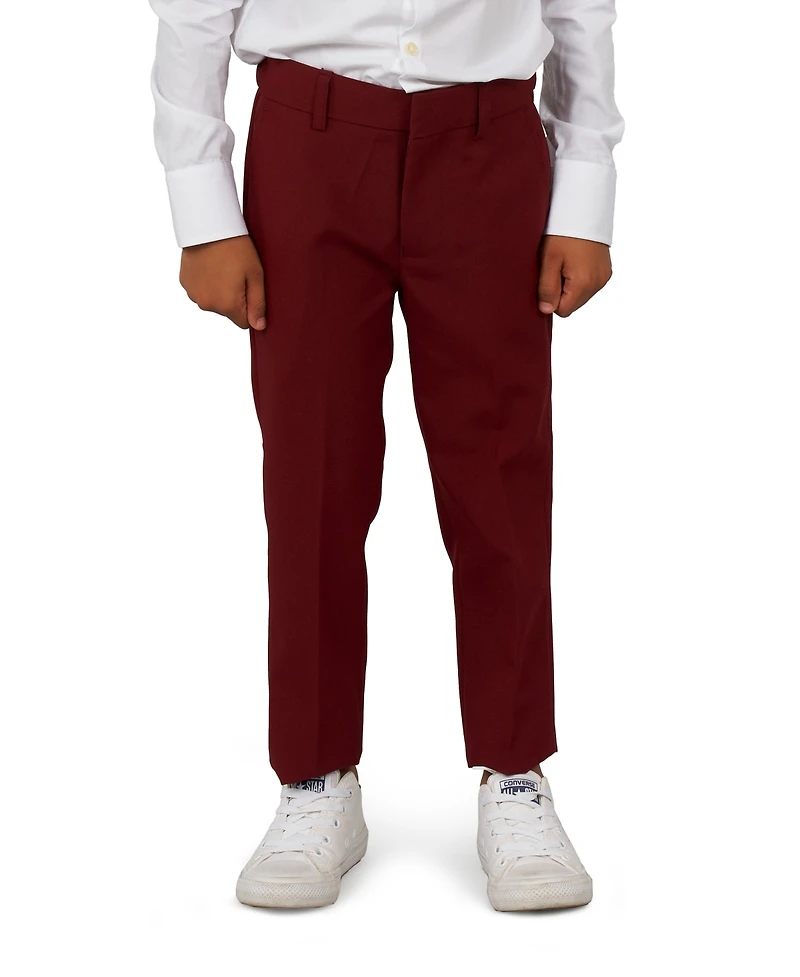 OppoSuits Toddler and Little Boys Blazing Solid Color Suit, 3-Piece Set