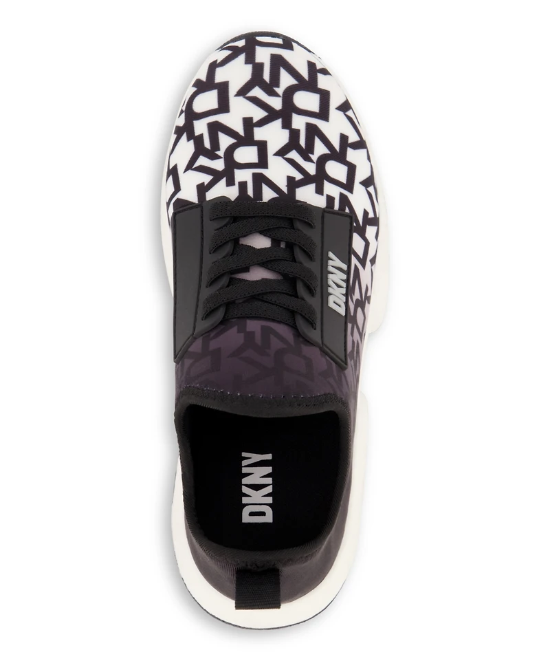 Dkny Little Girls Ombre Slip On Logo Sneakers