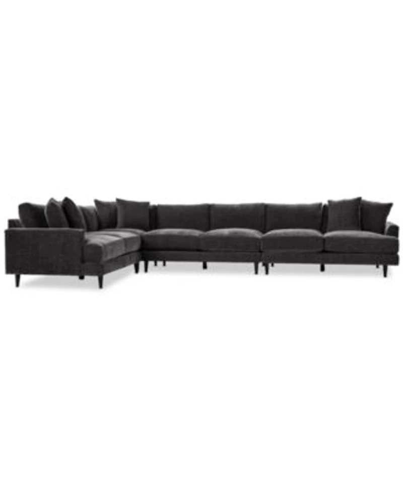 Closeout Mariyah Fabric Sectional Collection Created For Macys