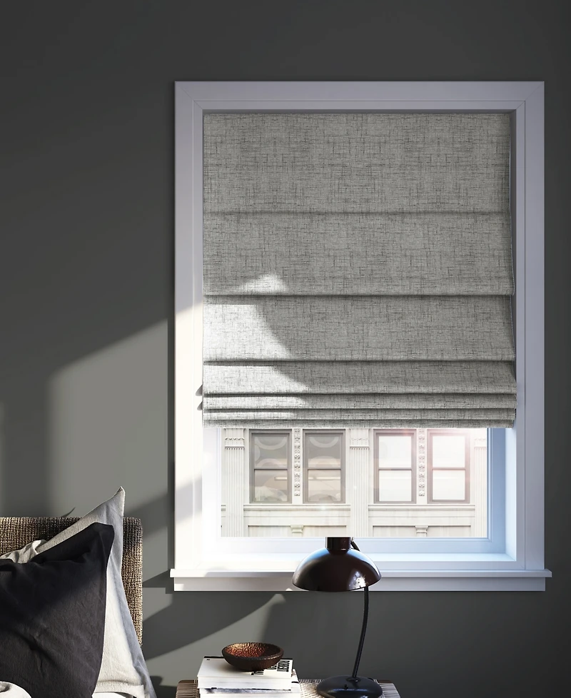 Somerton Textured 100% Blackout Cordless Roman Shade