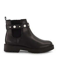 Marc Fisher Little Girls Ankle Strap Zipper Chelsea Boots