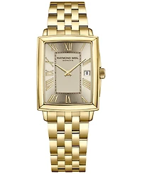 Raymond Weil Women's Swiss Toccata Gold Pvd Stainless Steel Bracelet Watch 22.6x28.1mm