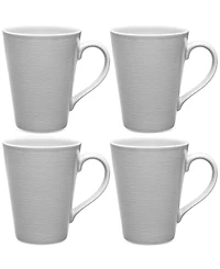 Noritake Swirl Mugs, Set of 4