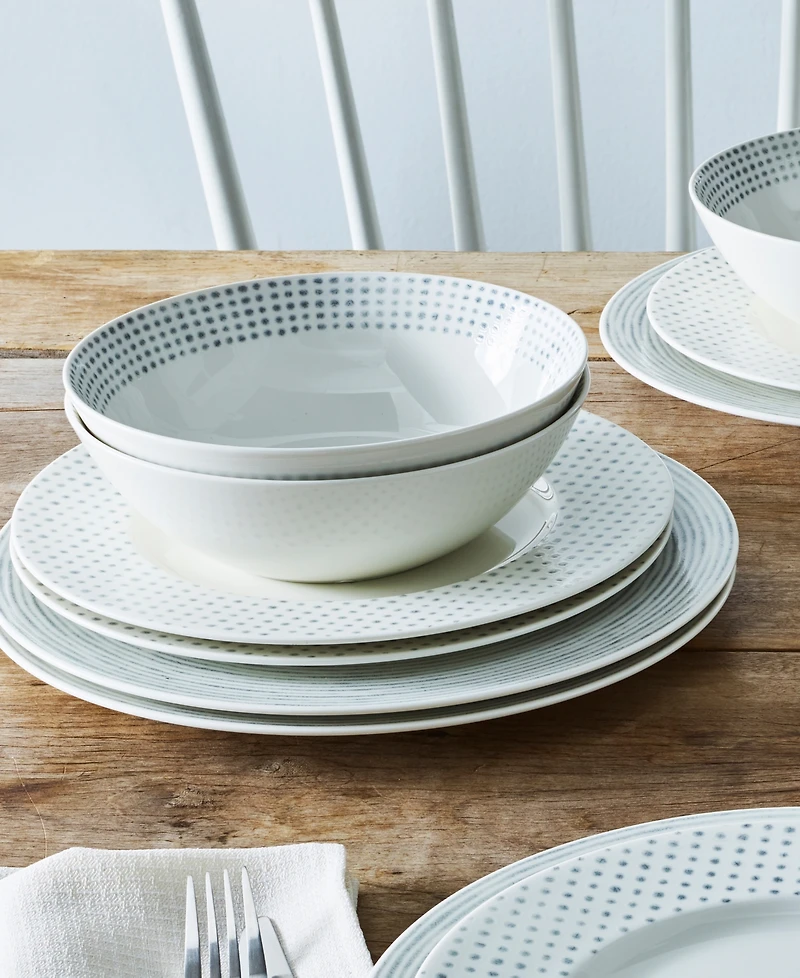 Noritake Hammock Cereal Bowls, Set of 4