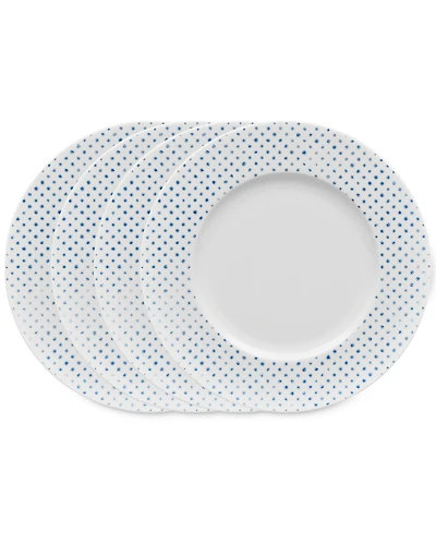 Noritake Hammock "Dots" Rim Salad Plates, Set of 4