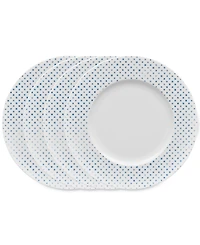 Noritake Hammock "Dots" Rim Salad Plates, Set of 4