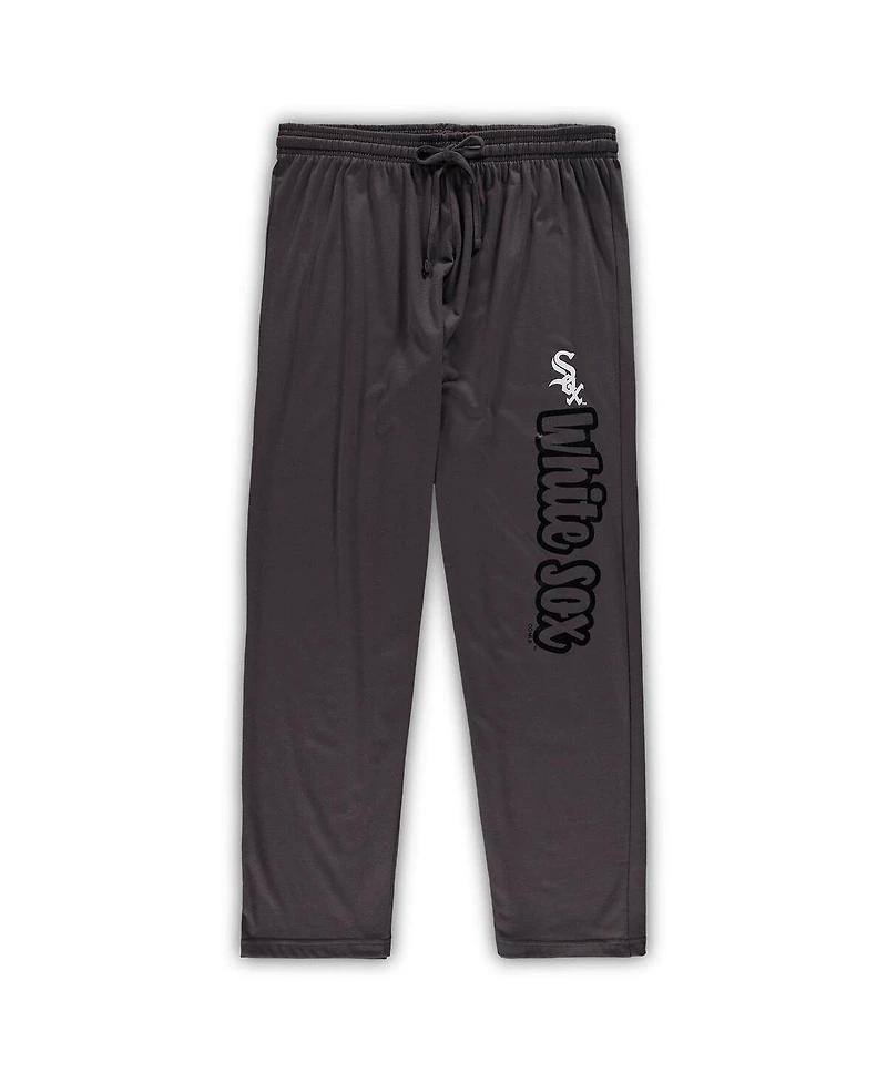 Women's Concepts Sport Charcoal Chicago White Sox Plus Size Jersey Tank Top and Pants Sleep Set