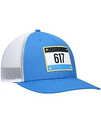 Men's '47 Blue, White Boston Red Sox City Connect Trucker Snapback Hat