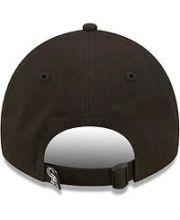 Men's New Era Colorado Rockies Black on Black Core Classic 2.0 9TWENTY Adjustable Hat
