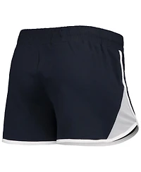Women's New Era Navy Los Angeles Angels Stretch French Terry Shorts