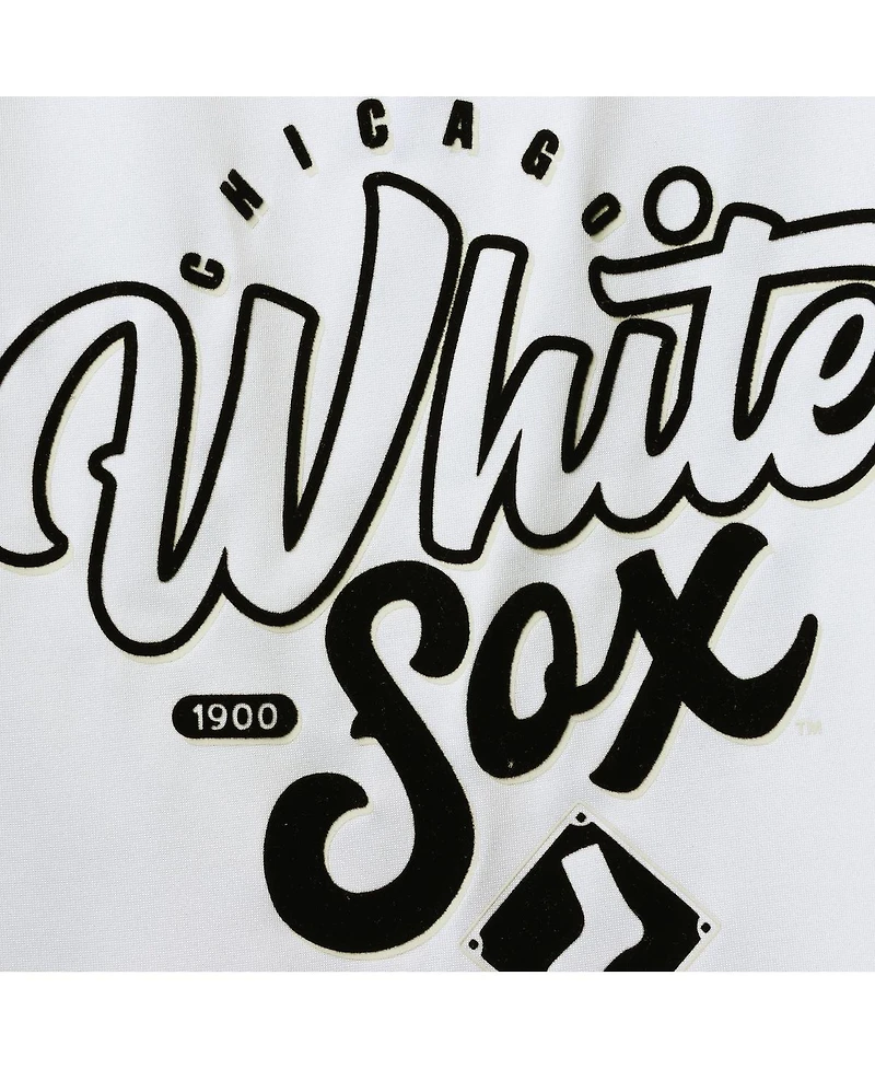 Women's The Wild Collective White Chicago Sox Open Back Twist-Tie Tank Top