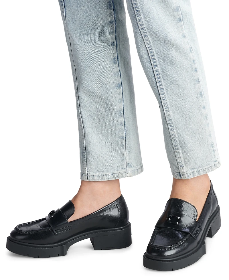 Coach Women's Leah Platform Lug Sole Loafers