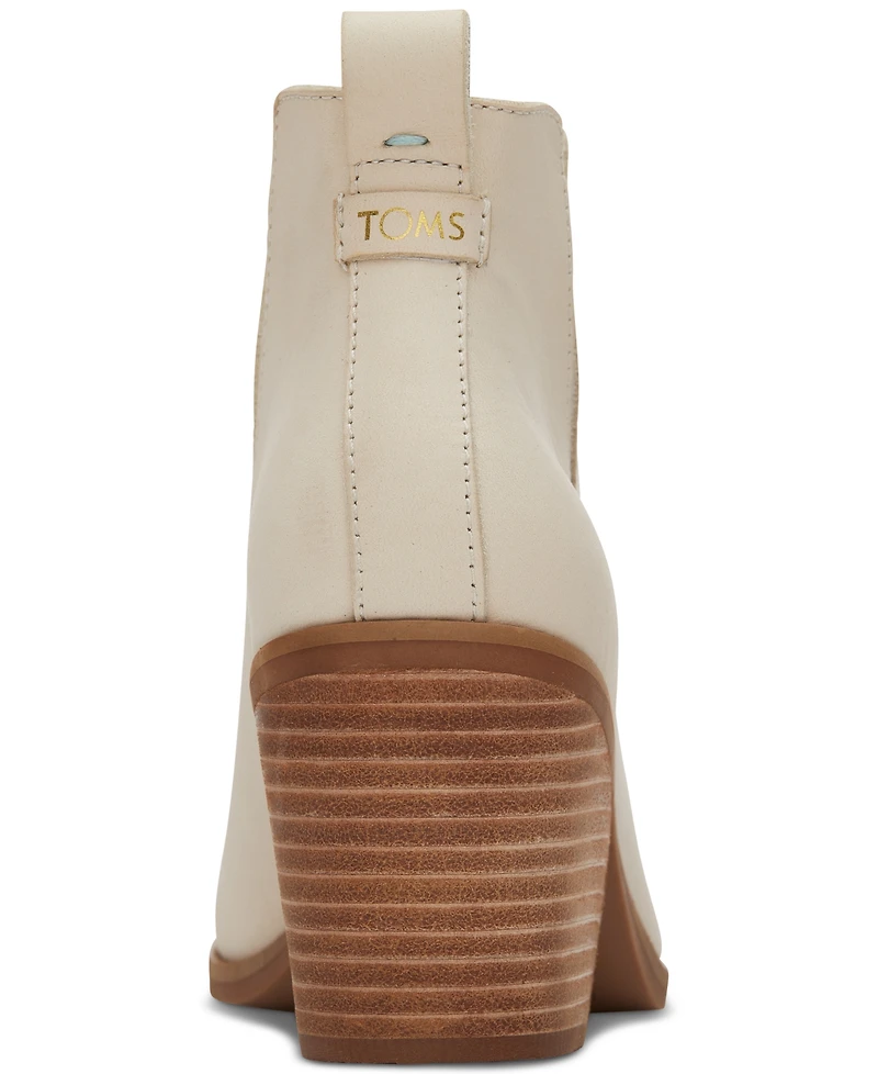 Toms Women's Everly Cutout Block Heel Booties