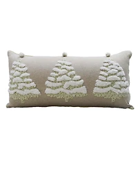 Vibhsa Christmas Tree Decorative Pillow, 30" x 14"