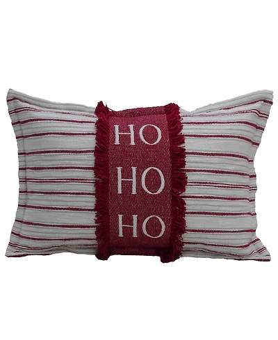 Vibhsa Hohoho Christmas Decorative Pillow, 14" x 24"